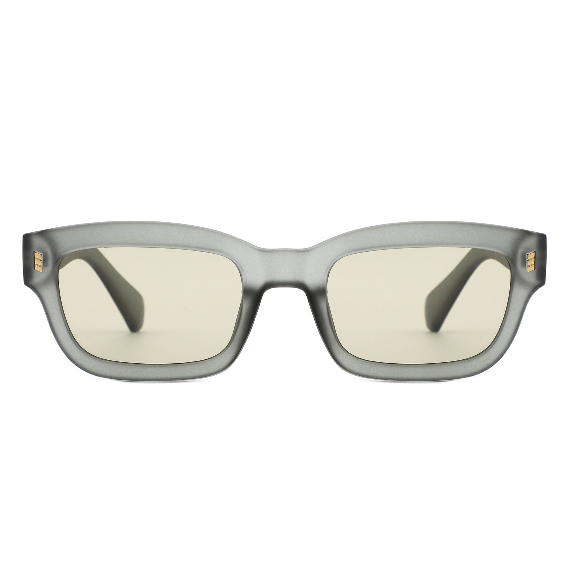 Whim -Retro Fashion Narrow Rectangular Square Sunglasses