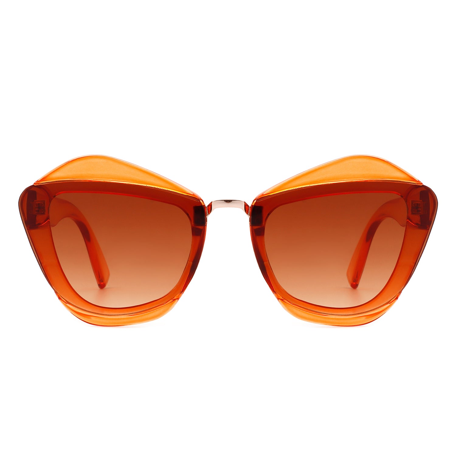 Infernia - Women Square Fashion Irregular Cat Eye Sunglasses