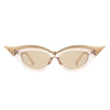 Vaelan - Round Extreme Cat Eye Women's Sunglasses