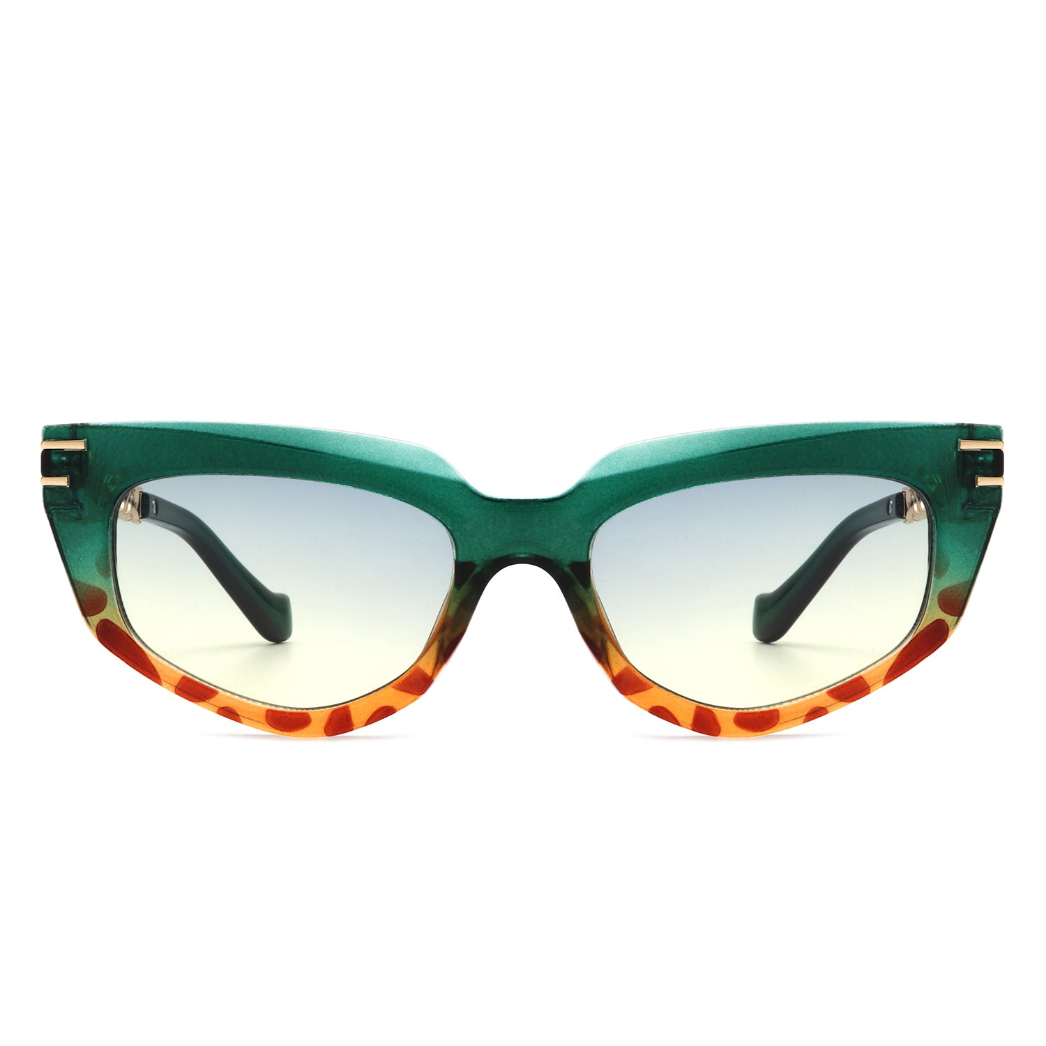 Skylight - Women's Chic Chain Link Design Cat Eye Sunglasses