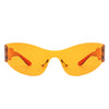 Galadriel - Futuristic Mirrored Cyberpunk Sport Reflective Shield Sunglasses