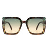 Sunhaven - Square Flat Top Chic Tinted Fashion Oversize Women Sunglasses