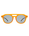 Vivid - Retro Round Brow-Bar Vintage Circle Sunglasses