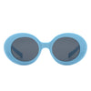 Talyn - Round Retro Fashion Vintage Inspired Oval Sunglasses