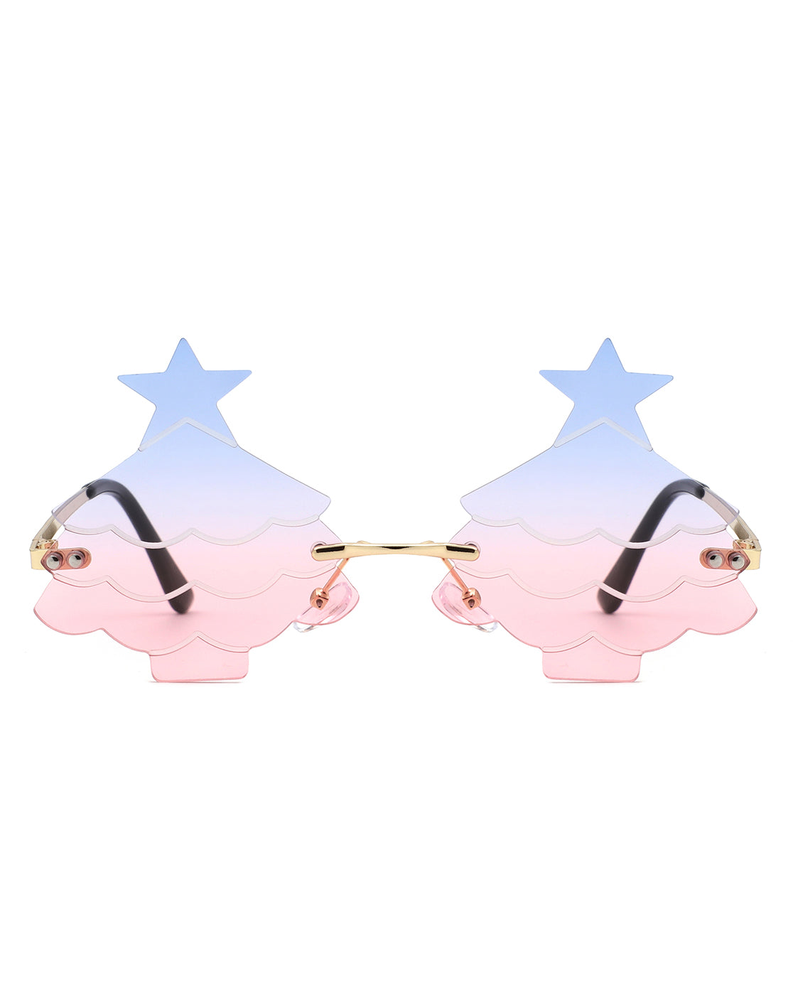 Nyxara - Novelty Christmas Tree Tinted Sunglasses