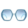 Thunderx - Women Oversize Polygonal Fashion Square Sunglasses