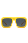 Hype - Oversized Square Flat-Top Women's Fashion Sunglasses