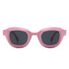 Kyvyn - Small Square Horn-Rimmed Fashion Color Pop Sunglasses