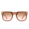 Solis - Square Oversize Brow-Bar Chic Women Fashion Sunglasses