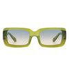 Unityton - Rectangle Retro Irregular Tinted Fashion Square Sunglasses