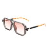 Bluebird - Retro Square Flat Top Brow-Bar Fashion Sunglasses
