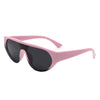 Isolde - Round Flat Top Retro Fashion Sunglasses