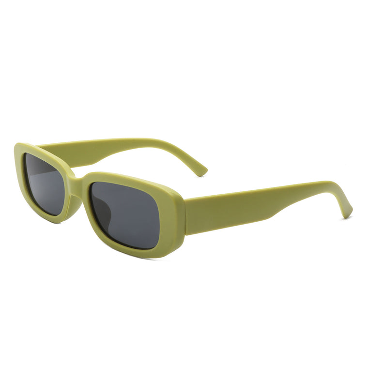 Alaric - Rectangle Retro Small Vintage Inspired Sunglasses