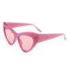 Twinge - High Pointed Cat Eye Fashion Sunglasses for Women