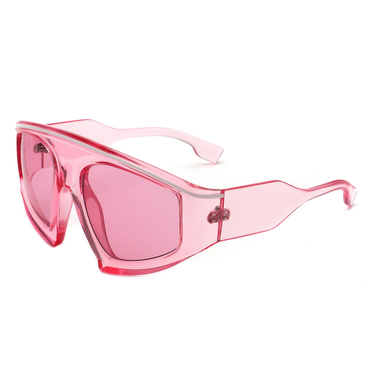 Bramble - Oversize Futuristic Square Women Fashion Sunglasses
