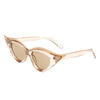 Vaelan - Round Extreme Cat Eye Women's Sunglasses