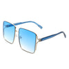Evangely - Classic Square Tinted Fashion Oversize Women Sunglasses