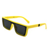 Tybalt - Retro Rectangle Square Flat Top Sunglasses