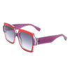 Keen - Women's Fashion Oversized Flat-Top Square Sunglasses