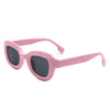 Kyvyn - Small Square Horn-Rimmed Fashion Color Pop Sunglasses