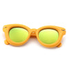 Glide - Round Thick Frame Retro Circle Sunglass