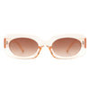 Radianty - Retro Rectangle Narrow Oval Vintage Square Fashion Sunglasses