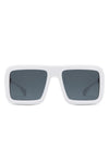 Hype - Oversized Square Flat-Top Women's Fashion Sunglasses