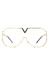 Dazzle - Oversized Luxury Aviator Sunglasses