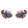 Snapp - Modern Sculpted Cat Eye Fashion Women's Sunglass