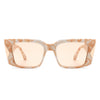 Almarion - Rectangle Chic Retro Flat Top Fashion Square Sunglasses