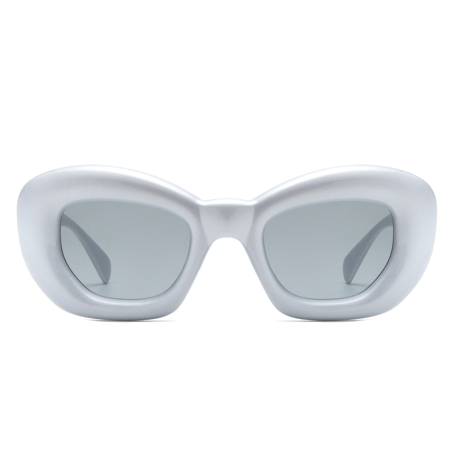 ASOS DESIGN cat eye sunglasses in white | ASOS