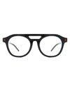 Vivid - Retro Round Brow-Bar Vintage Circle Sunglasses