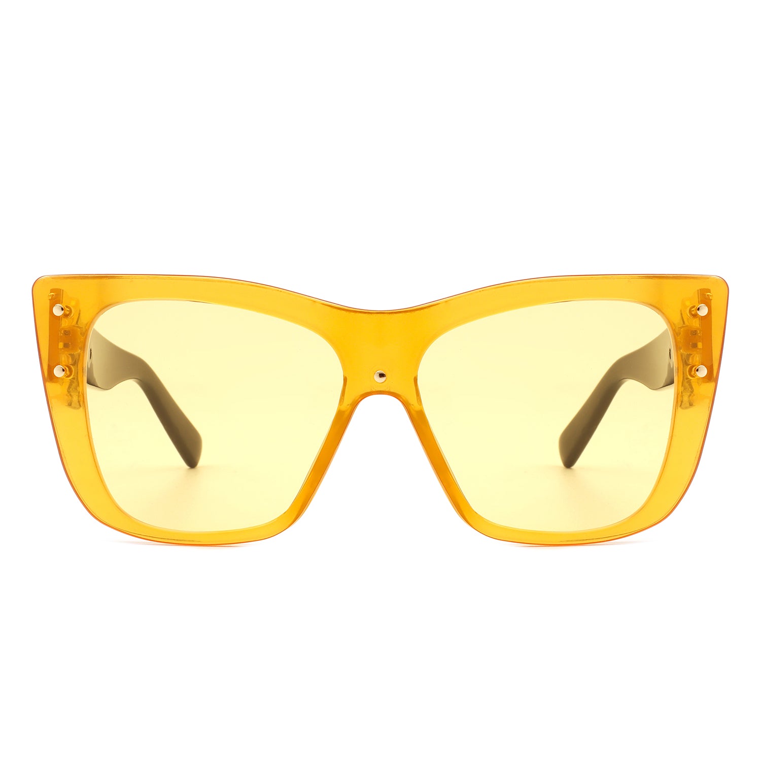 Windborn - Women Retro Square Tinted Cat Eye Fashion Sunglasses