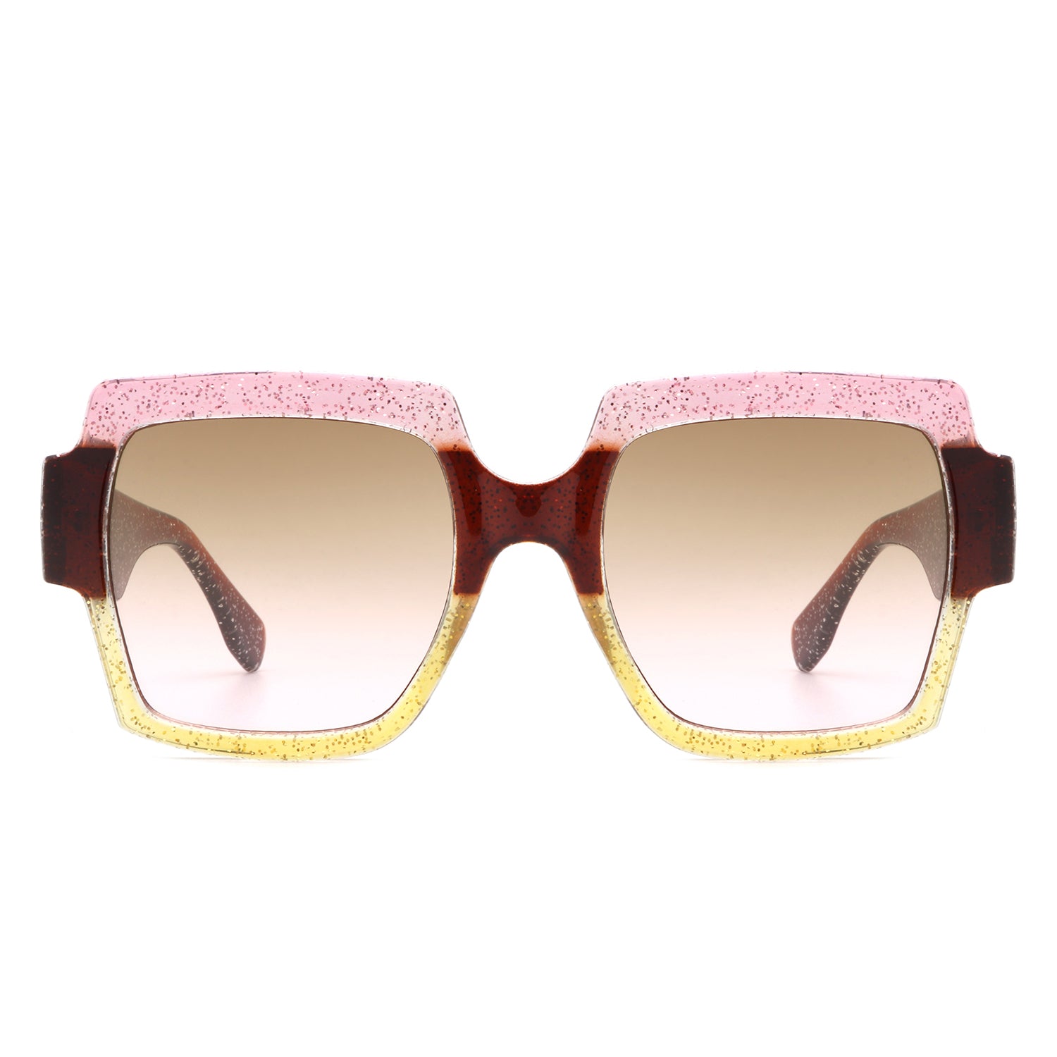 Keen - Women's Fashion Oversized Flat-Top Square Sunglasses