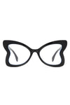Glisten - Cat Eye Oversized Butterfly Shape Sunglasses