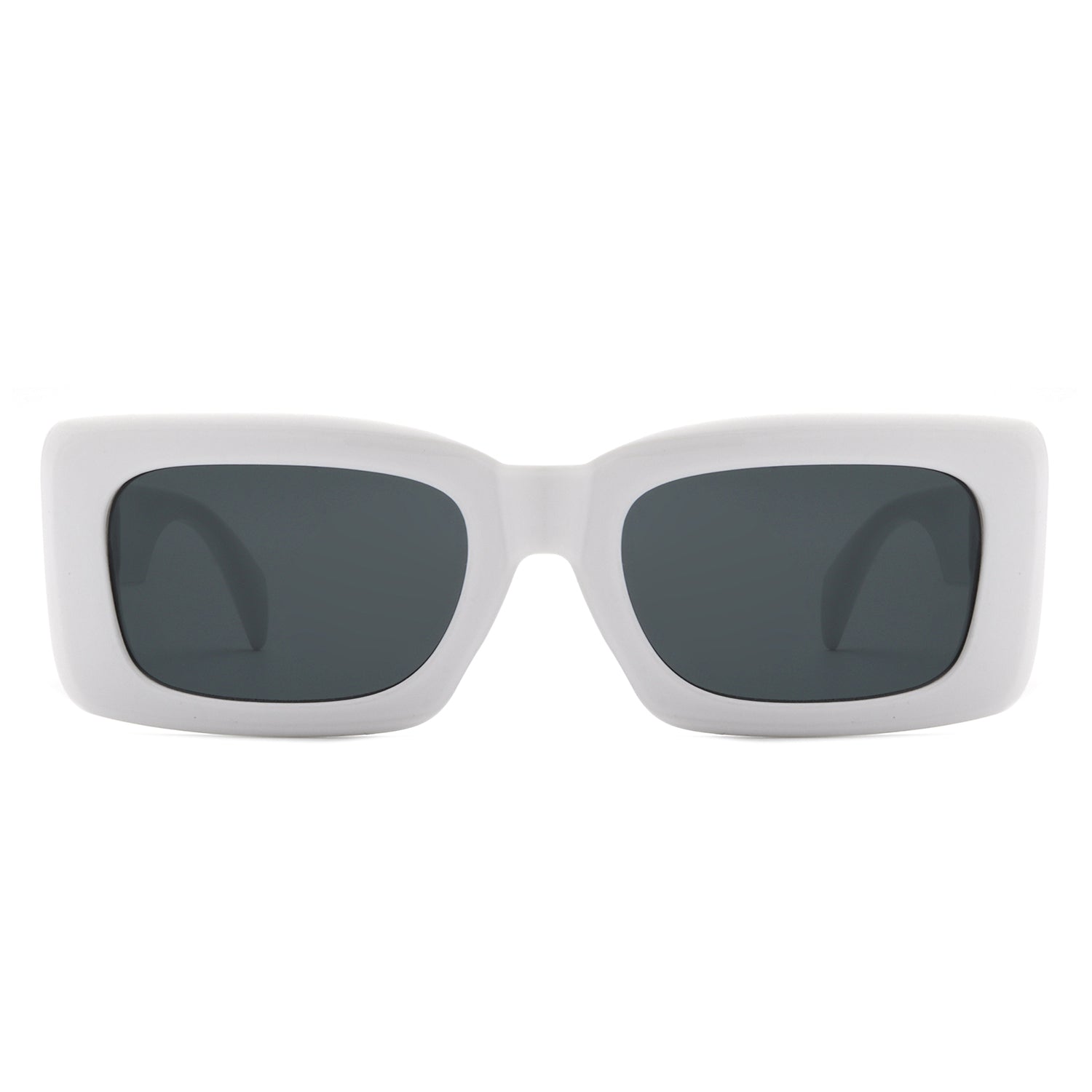 White Transparent Square Eyeglasses - 18901 | Chashmah.com