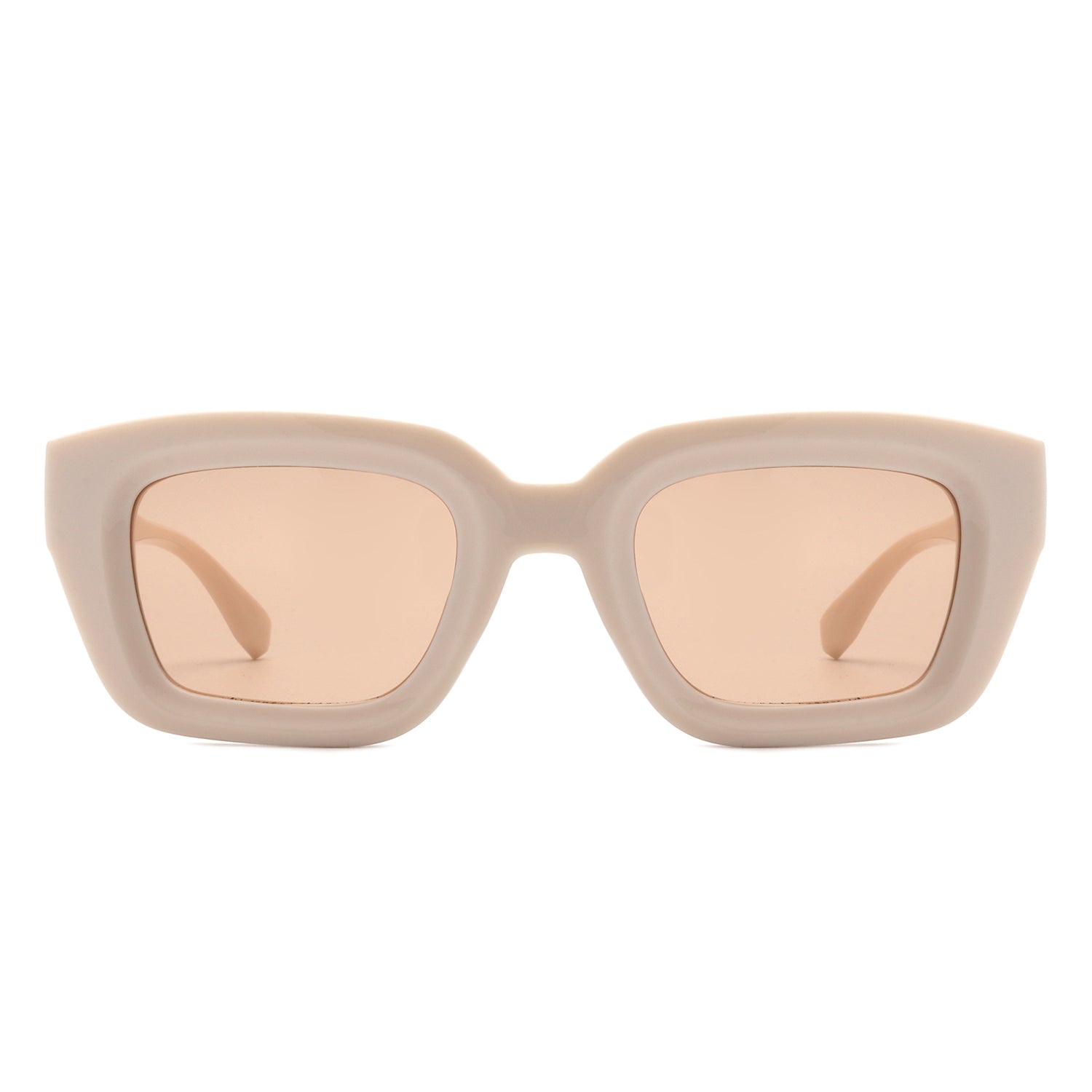 Moonluxe - Classic Retro Square Tinted Fashion Sunglasses