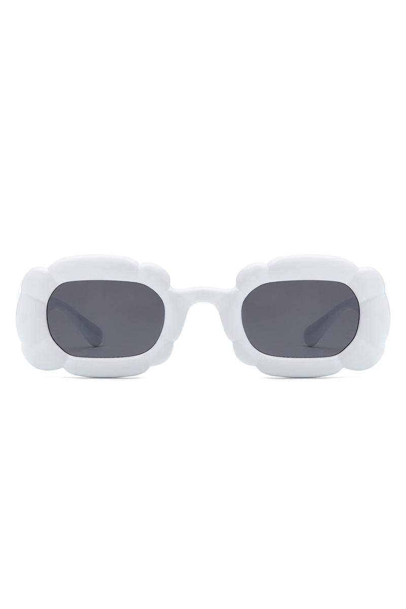 Uplift - Geometric Irregular Thick Frame Square Fashion Sunglasses