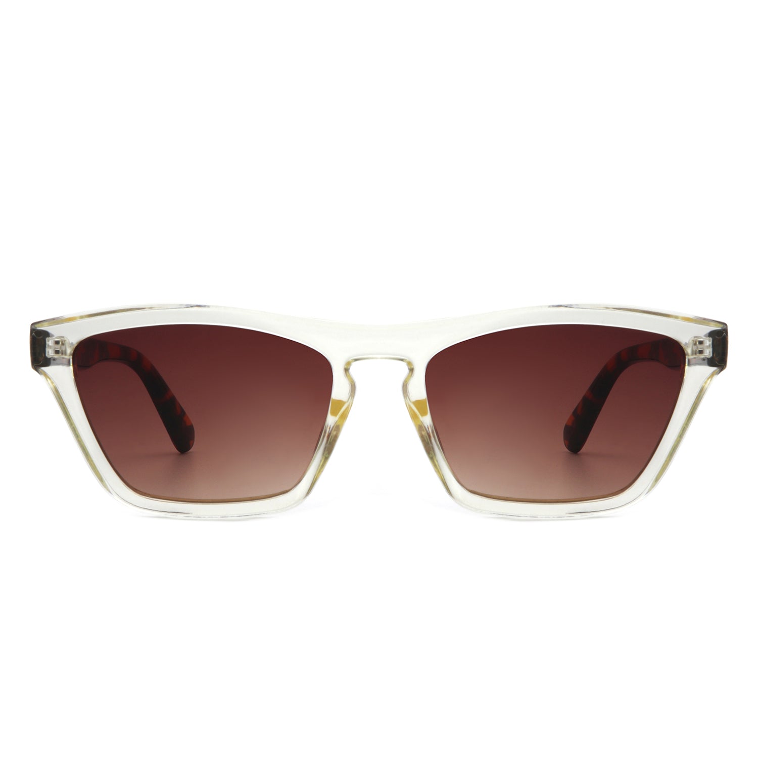 Althar - Chic Square Flat Lens Tinted Sunglasses for Women