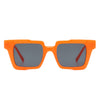 Xeno - Flat Top Geometric Fashion Square Sunglasses