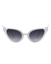 Sylven - Women's Fashion High Pointed Cat Eye Sunglasses with Wavy Design