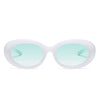 Mysticor - Oval Retro 90s Round Tinted Clout Goggles Sunglasses