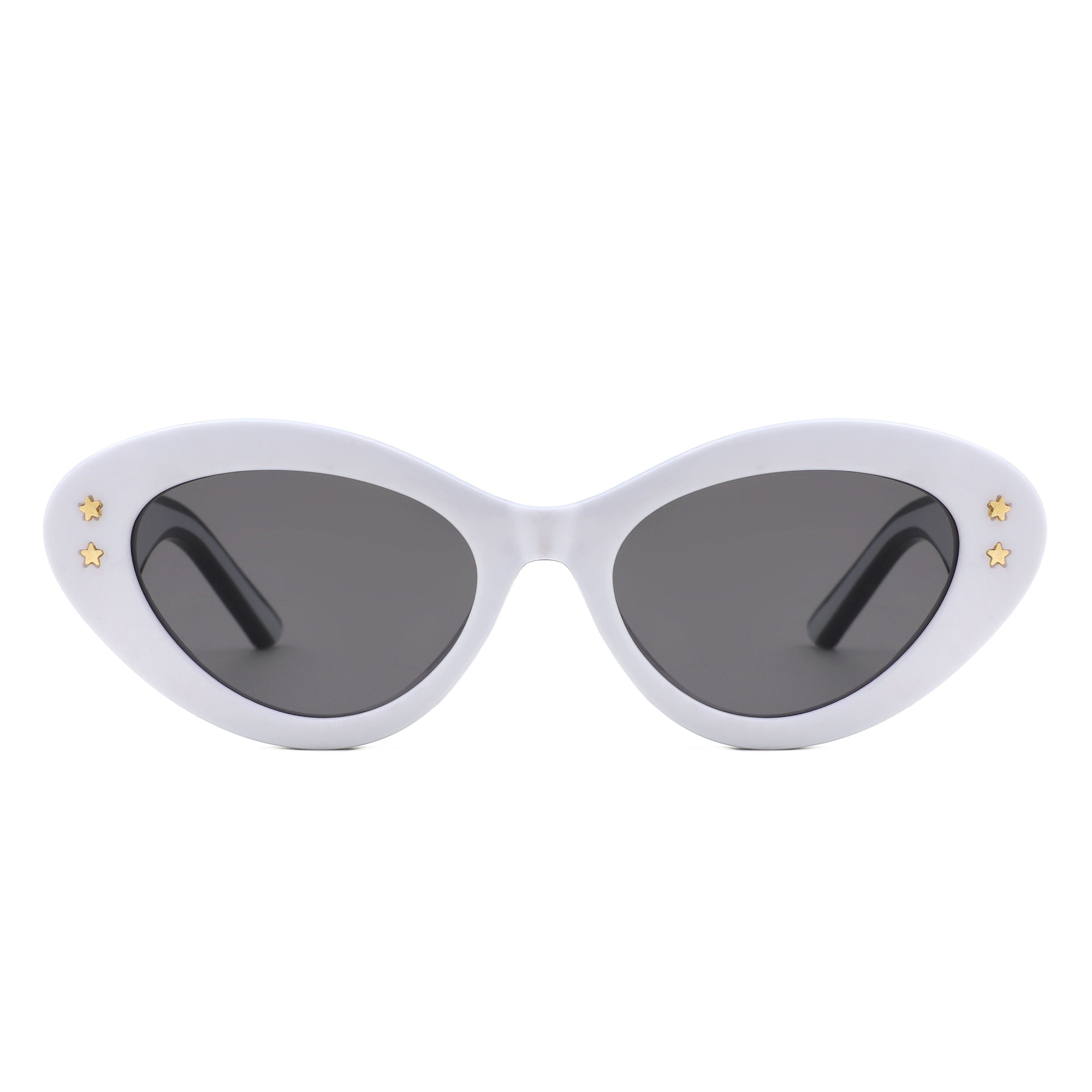 Elandor - Cat Eye Oval Star Designed Sunglasses