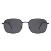 Gleam - Square Flat Top Tinted Retro Fashion Sunglasses