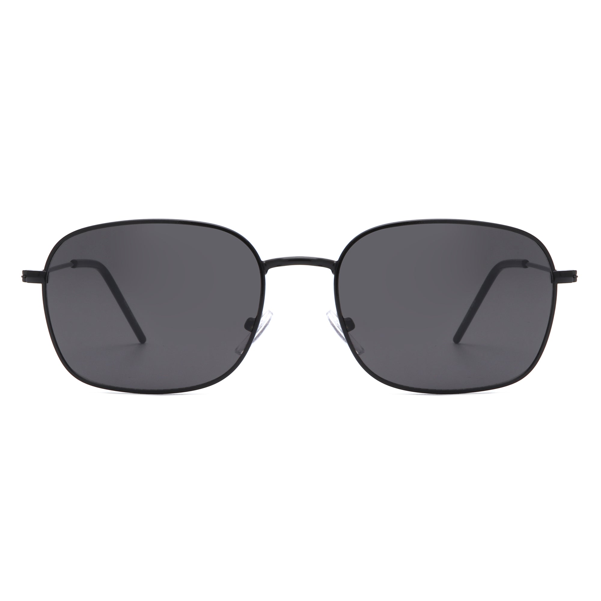 Gleam - Square Flat Top Tinted Retro Fashion Sunglasses
