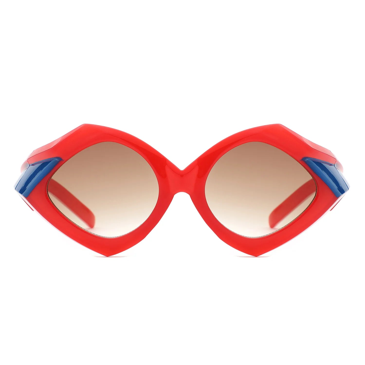 Talor - Geometric Fashion Polygon Triangle Sunglasses