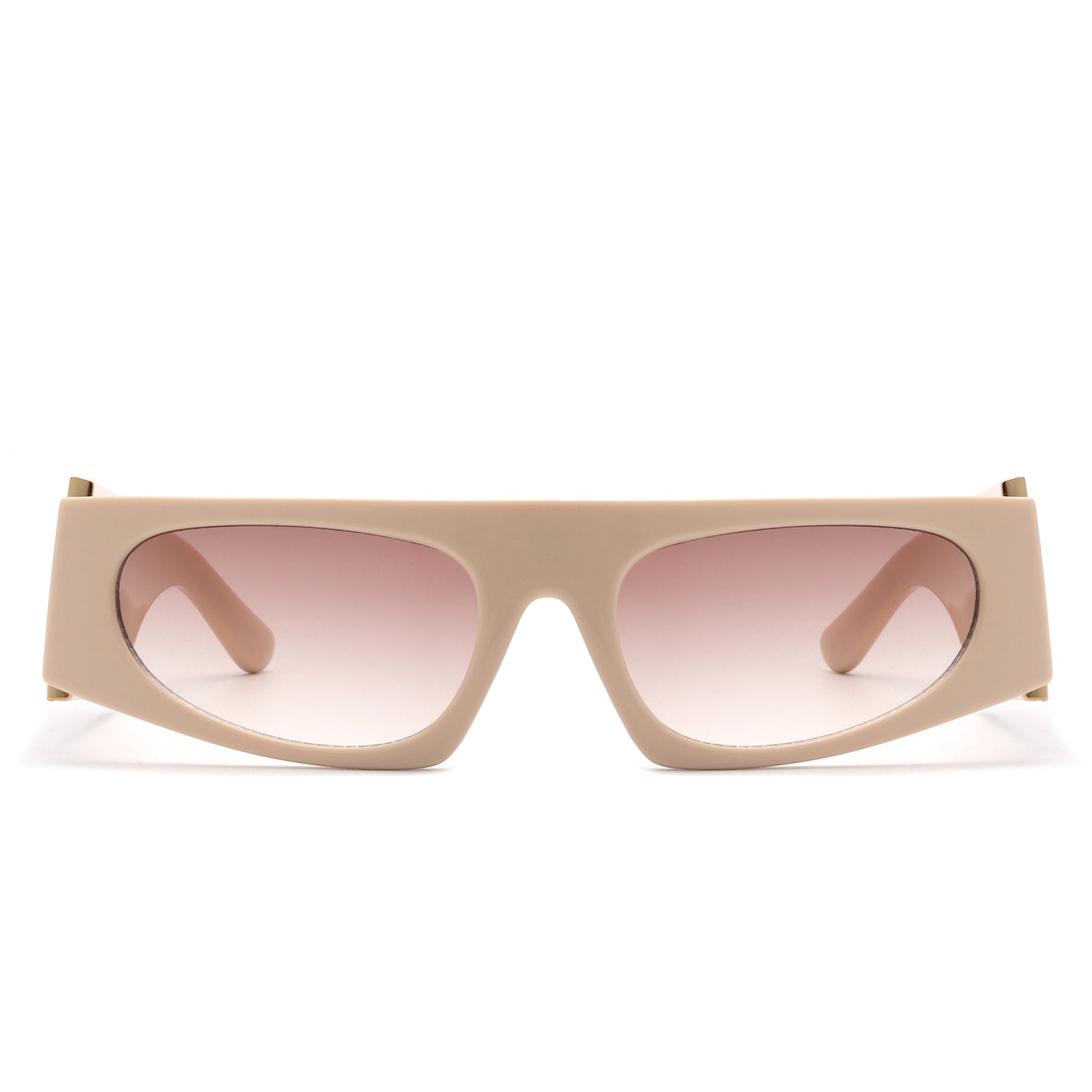 Starisle - Rectangle Chic Oval Lens Slim Fashion Sunglasses