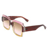 Keen - Women's Fashion Oversized Flat-Top Square Sunglasses