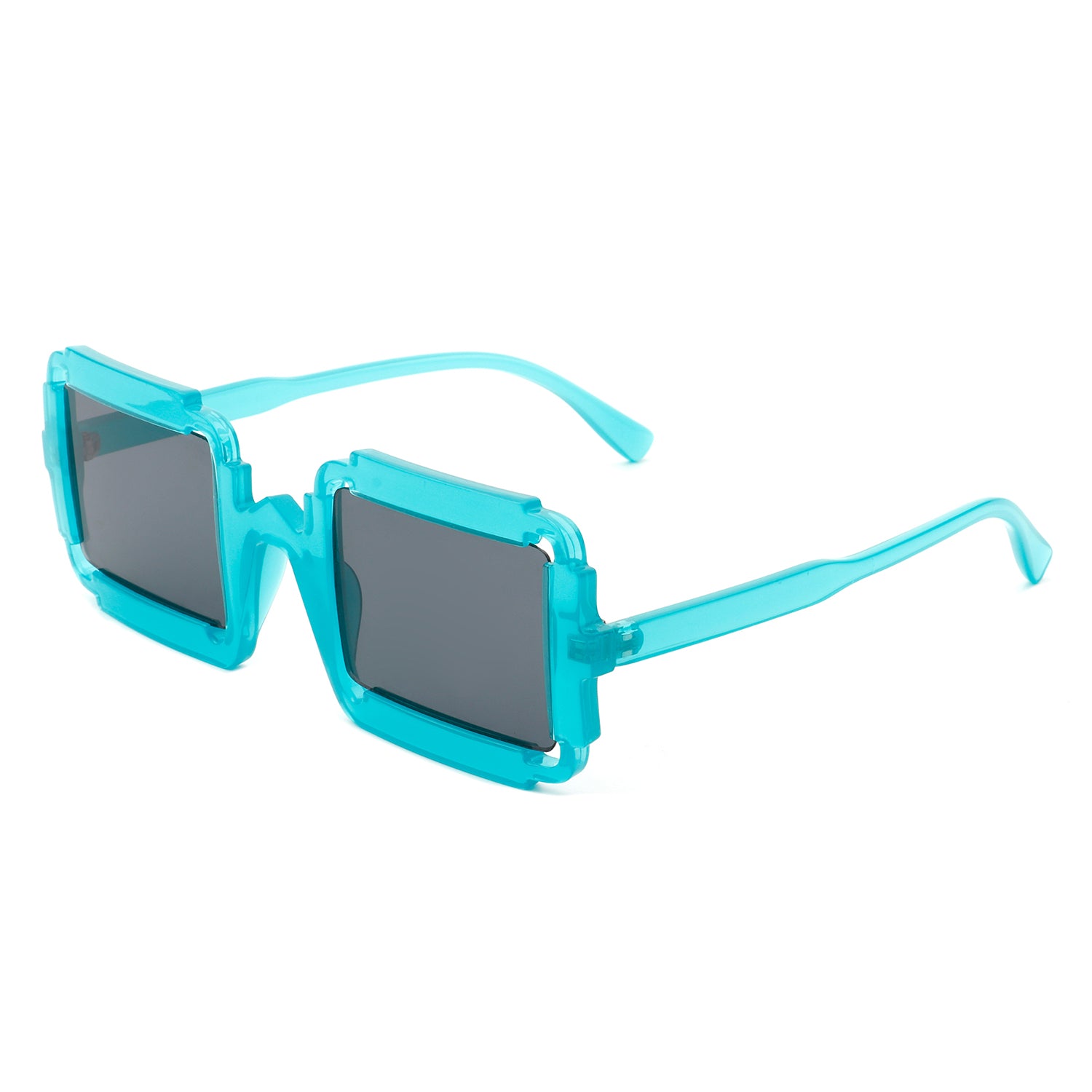 Square Tinted Full-Rim Sunglasses