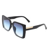 Sunhaven - Square Flat Top Chic Tinted Fashion Oversize Women Sunglasses